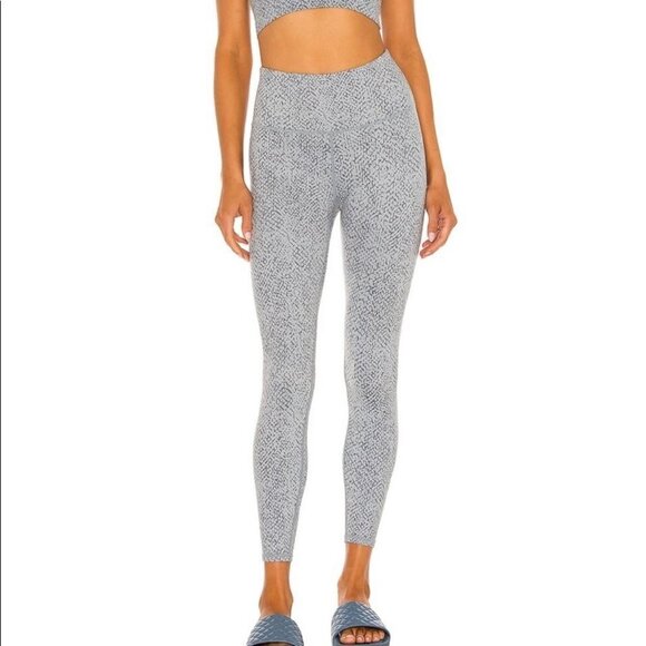 Varley Pants - Varley Women's NWT Gray Snake Print Century Snake-Print High-Rise Leggings XL